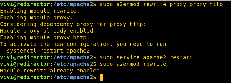 Enable rewrite