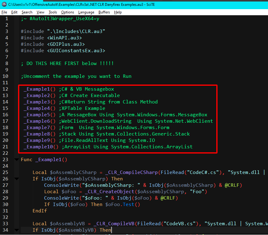 AutoIt .NET CLR examples